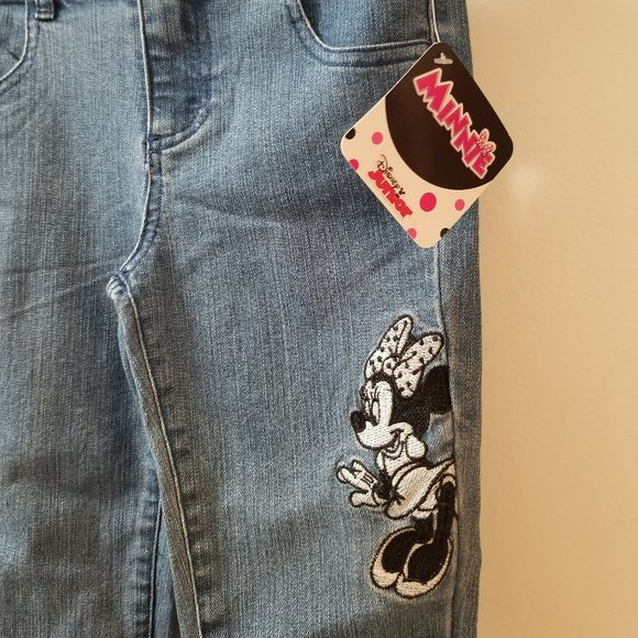 Disney Bottoms Minnie Mouse Jeans With Embroidered Minnie And